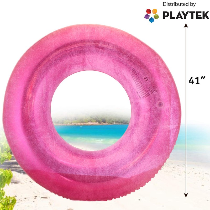 Playtek - Anillo Flotante Gigante para Piscina, Tubo de natación