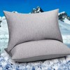 HOMFINE Cooling Pillowcases King Size - Double Side Q-Max 0.439