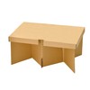 Art Nap Folding Cardboard Table, Outdoor, Disaster Use, Disposable Table