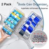 2 PCS Soda Can Organizer for Refrigerator & Pantry, Double