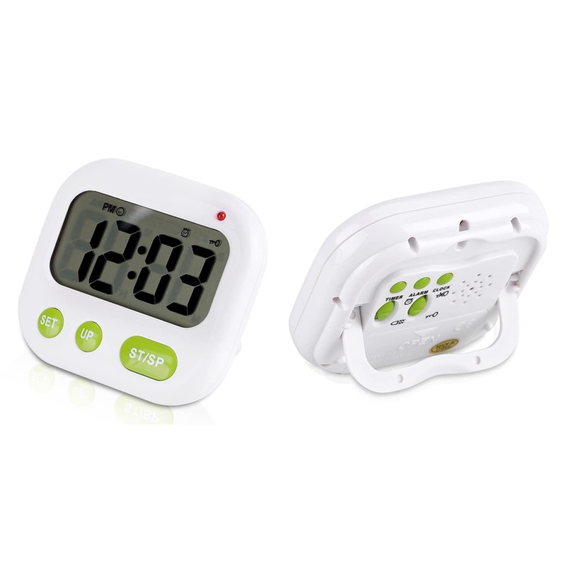 Yusat Vibrating Alarm Clock Under Pillow, Music/Vibration Digital LCD Alarm