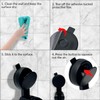 Suction Cup Shower Head Holder, 5 Positions Adjustable Adhesive Showerhead