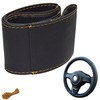 Steering Wheel Cover 4-Piece Car Steering Wheel Cover for Lacing