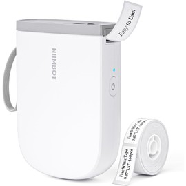 NIIMBOT D11 Upgraded Version Label Maker Machine with Tape,300DPI Bluetooth Label Printer, Portable Thermal Printer, Sticker Maker for Organizing Home Office School, White