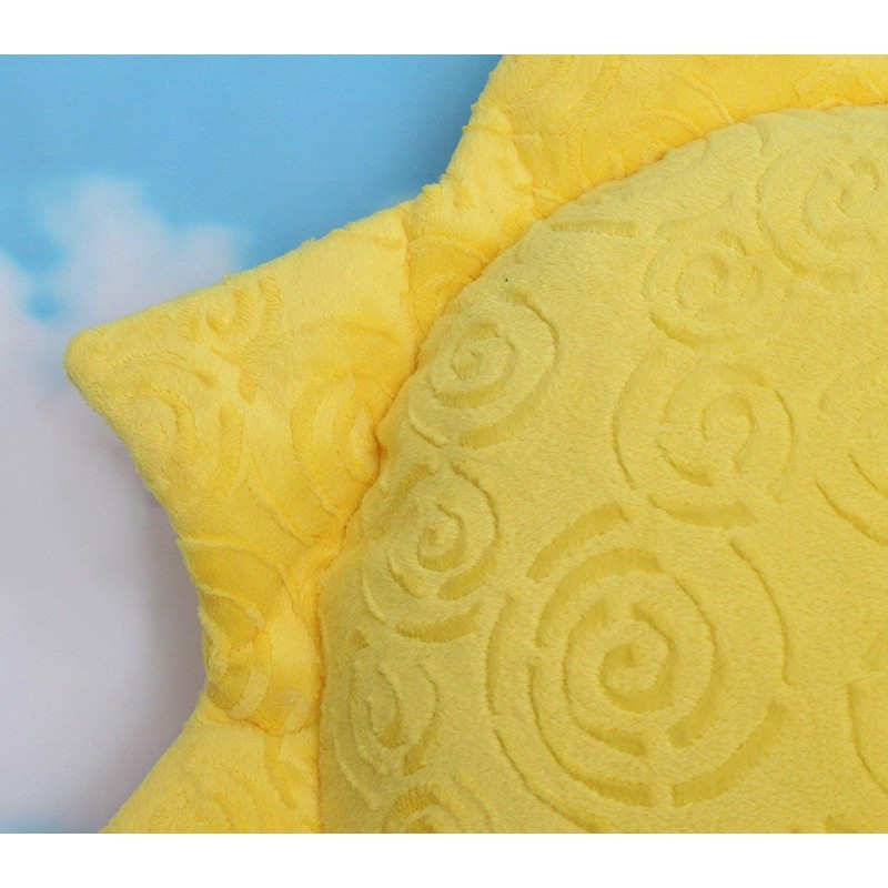 Snuggle Stuffs Sun Throw Pillow 14" Soft Minky Plush