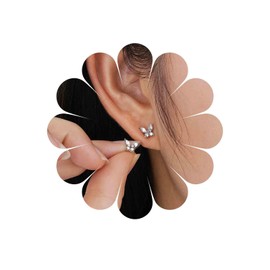 Xmsrn Vintage Kristall Schmetterling Ohrringe Cz Schmetterling Ohrstecker Ohrringe Winzige Strass Schmetterling Ohrringe Silber Cz Minimal Ohrringe Kristall Ohrringe Für Frauen