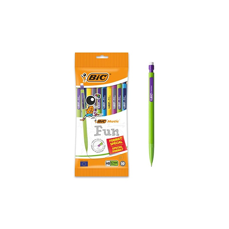BIC Matic Combos Mechanical Pencils 0.7 mm Pack of 10