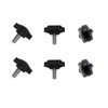 6 PCS Blackstone Griddle Control Knobs and Stand Screws Replacement