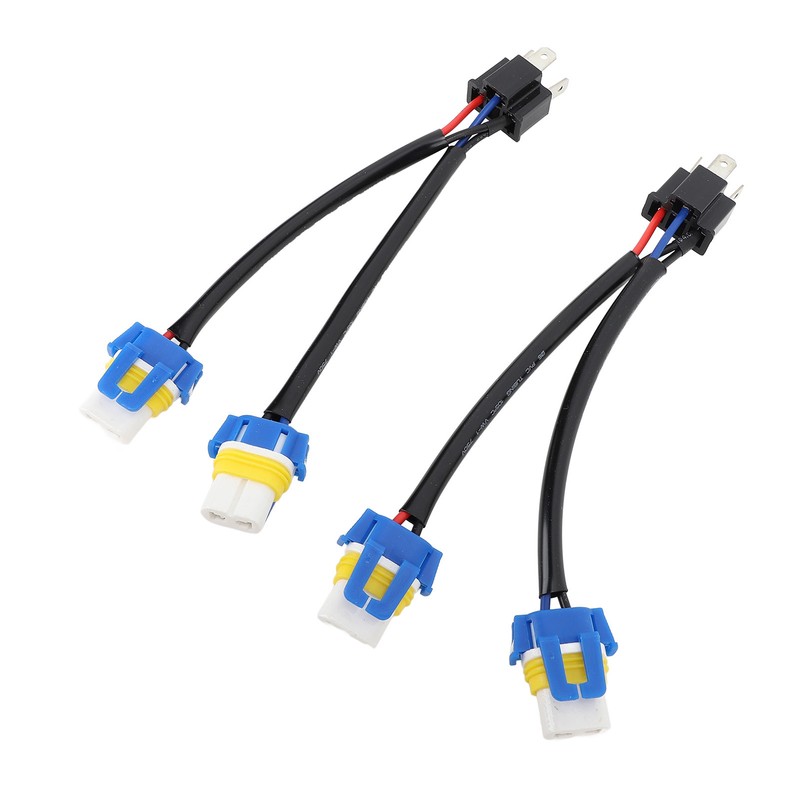 2pcs Headlight Bulb Conversion Wire 9003 H4 TO 9005 9006