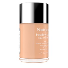 Neutrogena Healthy Skin Liquid Foundation Makeup with Broad Spectrum SPF 20 Sunscreen, Lightweight, Medium Coverage Makeup with Sunscreen and Pro-Vitamin B5, Natural Ivory 20, 1 fl. oz