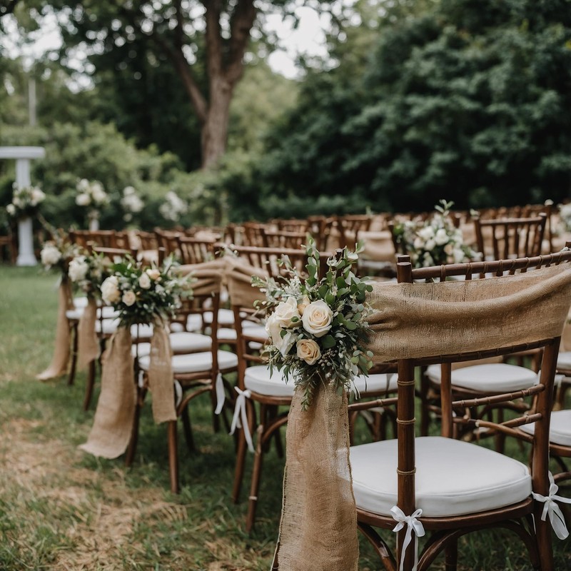 Roban Fashion Jute Fabric Continuous 50 cm Wide Natural Fabric