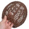 GANAZONO Wicker Rope Boho Basket Woven Rope Design Ceiling Pendant