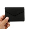 Double Flap Cardholder Black