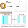 63'' x 236'' Window Insulation Kit, POF Window Sealer ,