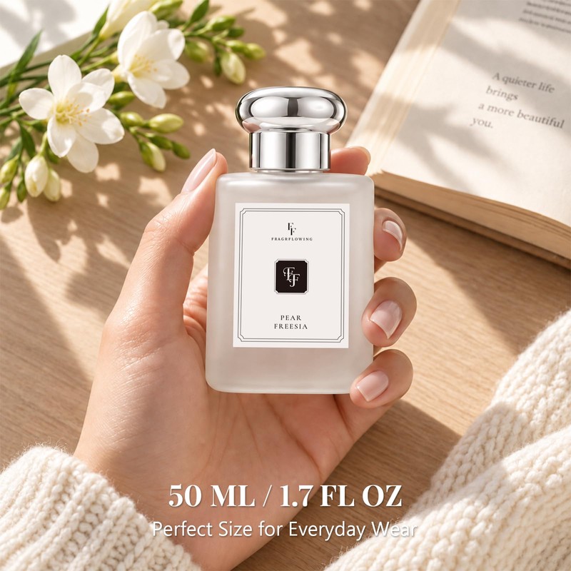 Perfume for Women, Pear & Freesia Fragrance, 50mL Floral Body