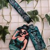 Zodiac Sign Keychain Lanyard for Keys Includes Handsanitizer and Chapstick