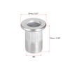 sourcing map M6 Aluminium Alloy Rivet Nuts Flat Head Insert