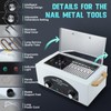 High Temperature Metal Tool Cleaning Box, 110V 300W 1.5L with