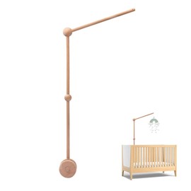 Wooden Mobile Holder for Baby Cot, Changing Table Mobile Holder for Nursery Decoration, Mobile Holder Frame Rod for Hanging Wind Chimes, Bed Bell, Baby Bed Toys