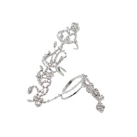 CJESLNA 1PC Rings Multiple Finger Stack Knuckle Band Crystal Set Womens Fashion Jewelry