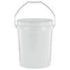 (2 Pack) 5 Gallon Round Utility Bucket, Comfort Handle, Plastic,