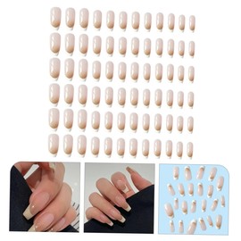 Healeved Diy Fake Nails Kit 72pcs Women's Press on Nails for Luxury Fashionable Manicure