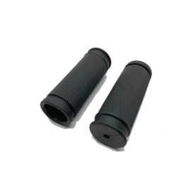 Beatus Bicycle Handle Grip Anti-Slip Rubber Basic Design Universal Short 3.3 inches (85 mm) (Black)