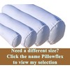 Pillowflex Bolster Pillow (8"x42") - Round Roll Pillow Bolster Insert,