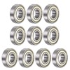 TOP-VIGOR 10Pcs 6001ZZ Deep Groove Ball Bearings, Z3 12mm x