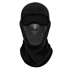 Unbranded Balaclava Ski Mask Warm Face Mask for Cold Weather Winter Ski Snowboarding Hood - Black