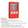 PATIKIL Digital Timer, 1Pcs Small Count Down/UP Clock with Magnetic,