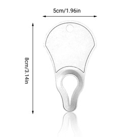 AIMALL Tick Removal Tool for Pets, High Strength Aluminium Lice Clip for Dogs & Cats, Easy Carry Keychain Design, Tick Removers, Flea & Tick Extractor