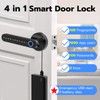 Fingerprint Handle Door Lock Smart Door Lock Levers eLinkSmart Keyless