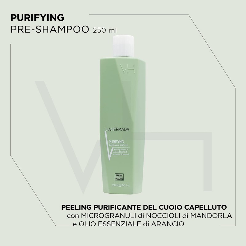 VIAHERMADA Purifyng Peeling 250 ml - Anti-sebum scrub before washing