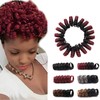 S-noilite [3 packs] Short Curls Crochet Hair Braids for Black