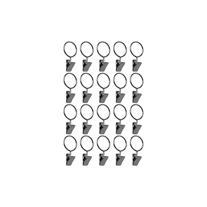 Swish Pincer Clips Pack of 20 Nickel Effect