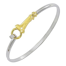 Cape Cod Jewelry-CCJ Lighthouse Latch Cuff Bracelet TwoTone | 7.5