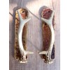 Ebros Set of 2 Western Rustic Deer Antlers Door Pull