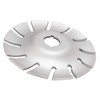 Wood Carving Disc Shaping Wheel 125mm Stainless Steel 12T Accessory