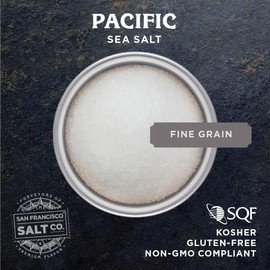 Pacific Ocean Gourmet Sea Salt - 2 lbs. Fine Grain by San Francisco Salt Company