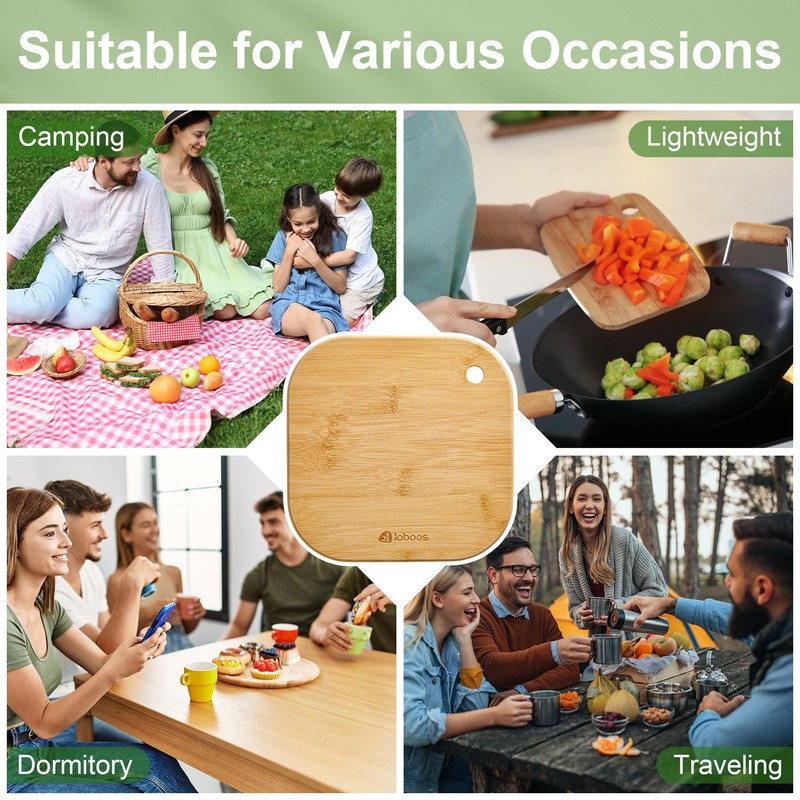 Home Mini Cutting Board Small Fruit Cutting Board Solid Bamboo