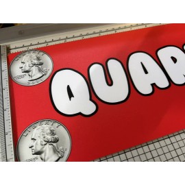 American Changer Quarters AC6000 Change Machine Decal Laminated (American Changer)