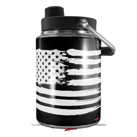 Skin Decal Wrap for Yeti Half Gallon Jug Brushed USA American Flag USA - JUG NOT INCLUDED by WraptorSkinz