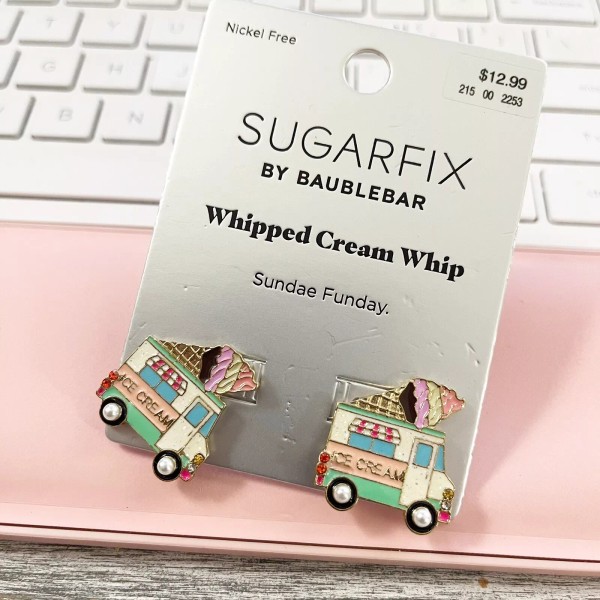 BaubleBar NWT SugarFix by BaubleBar Sundae Funday Ice Cream Truck