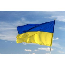 Unbranded 3x5Ft Ukraine Flag Plain Premium Quality Ukrainian House Banner Grommets 100D US - 1 Flag