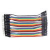 10Pcs Jump Wire Plastic Male to Female Connecting Cable for