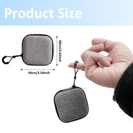 1 Pcs EVA Portable Storage Earphone Cases,Multi-functional Headphone Storage Portable Storage Cases,Portable Travel EVA Zip Shell Carrying Earbud Storage Pouches with for Put Headset
