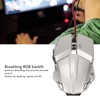 Gaming Mouse Ergonomic Design 4 DPI Adjustable Breathing RBG Backlit