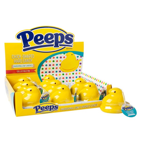 Peeps Chick Shaped 1 oz Hard Candy Tin