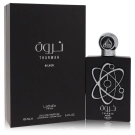 UD_Lattafa Pride Tharwah Silver by Lattafa Eau De Parfum Spray 3.4 oz for Men